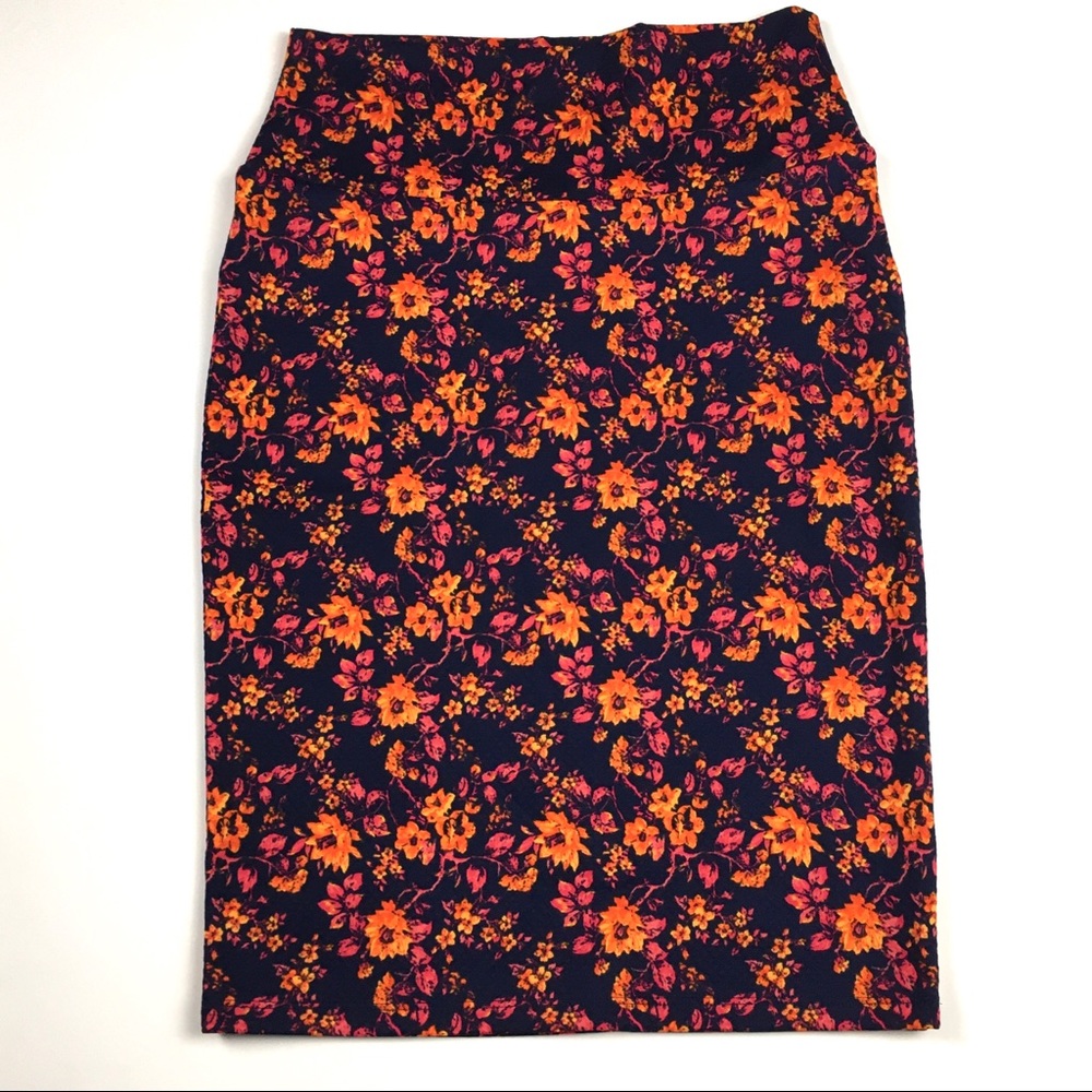 LuLaRoe Cassie Pencil Skirt Floral Small
